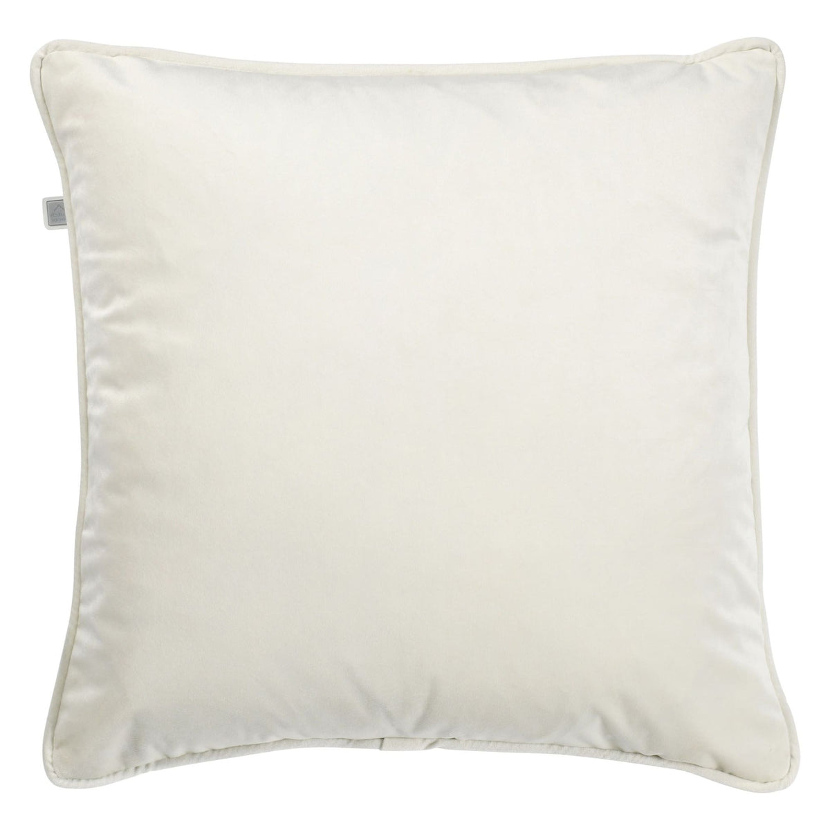 FINN - Kussenhoes 60x60 cm - velvet - effen kleur - Snow White - wit