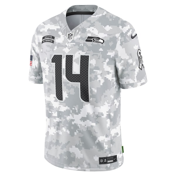 DK Metcalf Seattle Seahawks Nike 2024 Salute to Service Limited Jersey - Arctic Camo