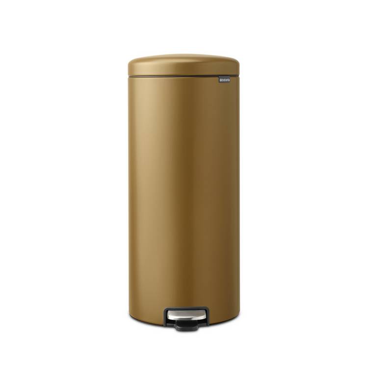 Brabantia 30 Litre New Icon Pedal Bin - Brass