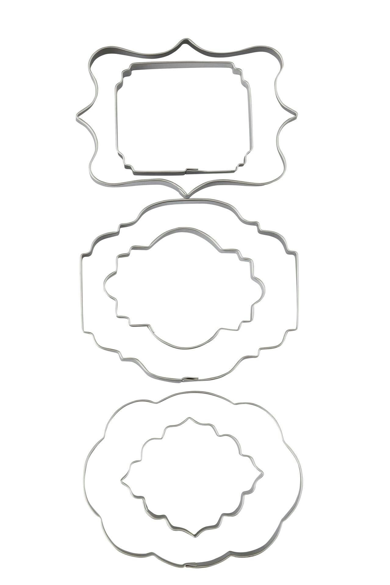 Wilton Plaque Cutters, 6-pc