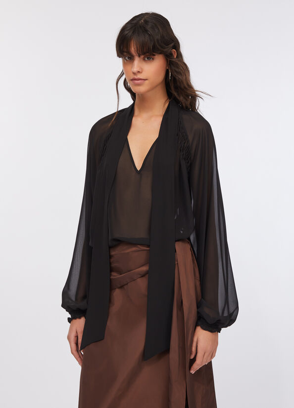 Blusa in georgette
