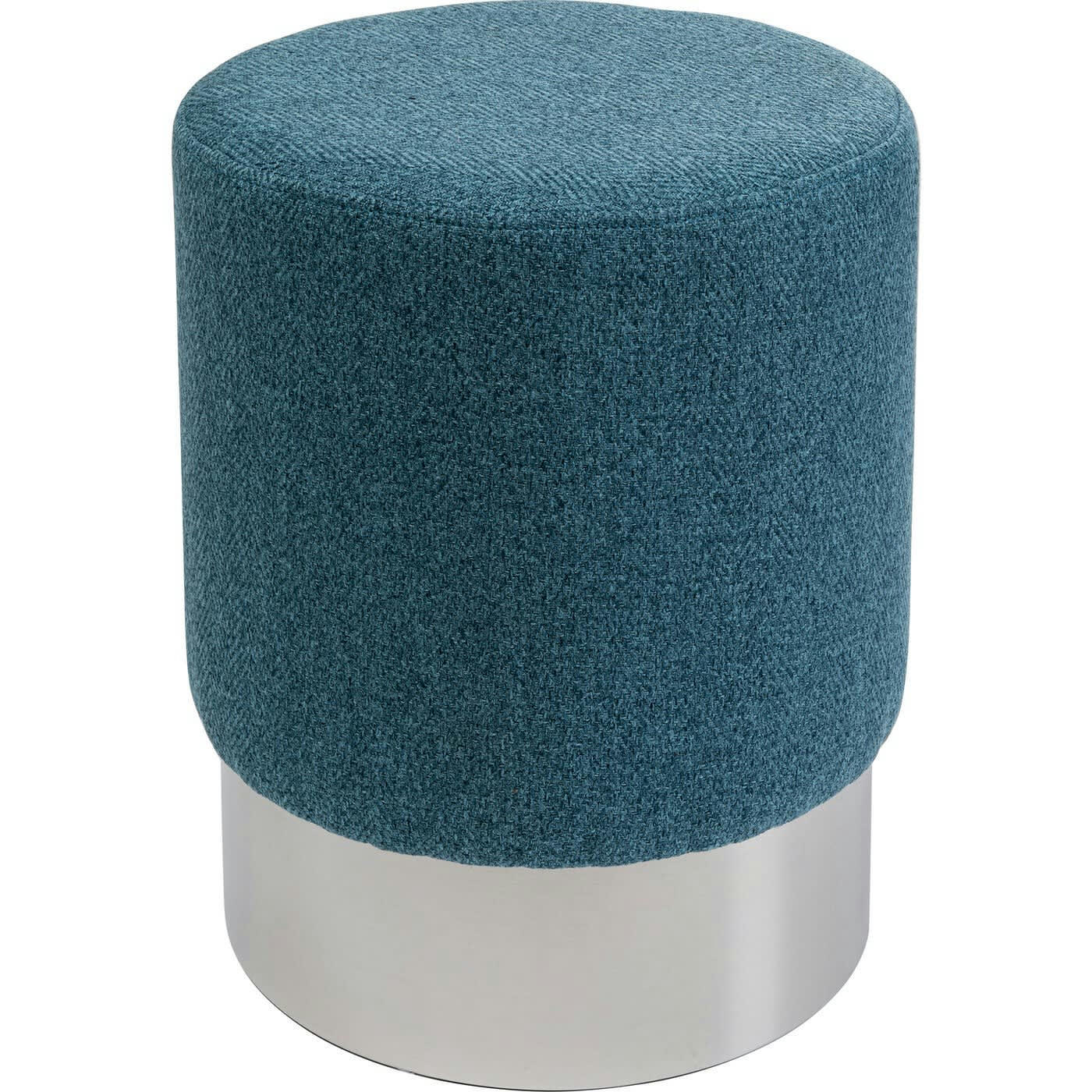 CHERRY LINA - Tabouret Cherry Lina bleu et chrome Kare Design