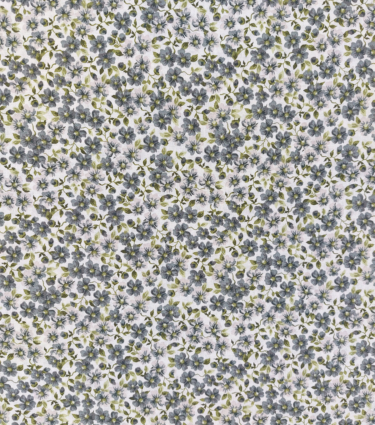 Blue Floral Quilt Cotton Fabric by Keepsake Calico