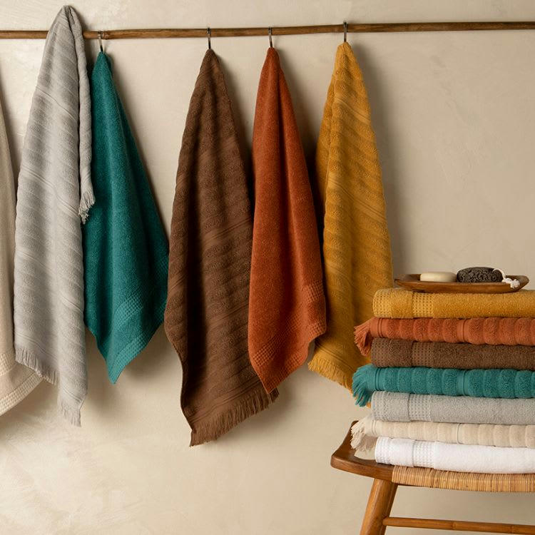 NATURAL - Gant de toilette en Coton Gris 16x21 cm