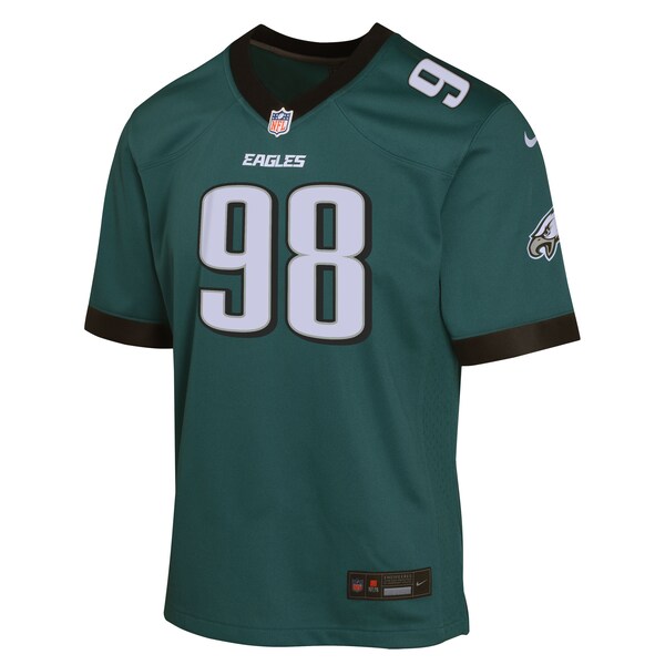 Jalen Carter Philadelphia Eagles Nike Youth Game Player Jersey - Midnight Green