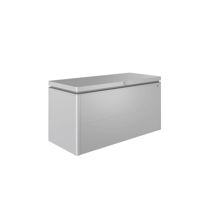 Coffre de jardin LoungeBox argenté 1,6 x 0,7 x 0,83 m BIOHORT