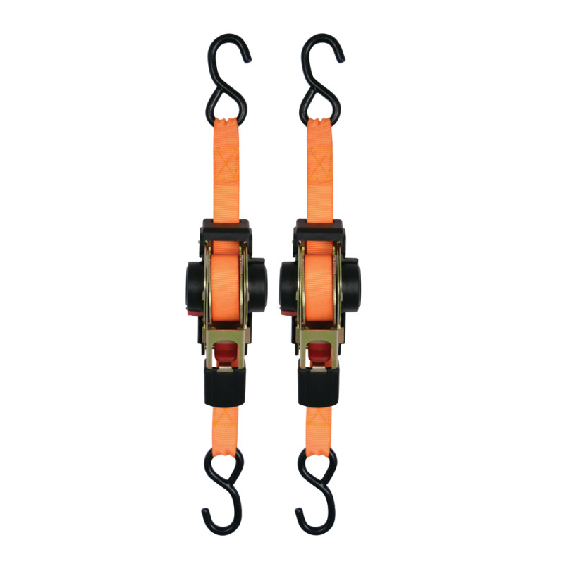 Sangle d'arrimage à cliquet automatique 3 m x 25 mm 2 pièces CARPOINT