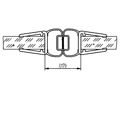 Lots de 2 joints d'étanchéité magnétiques pour portes et parois de douche, 210 cm, universels