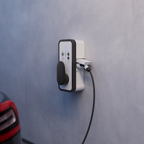 Borne de recharge pour voiture électrique Witty Solar 7 kW avec RFID - HAGER - XEV1K07T2S
