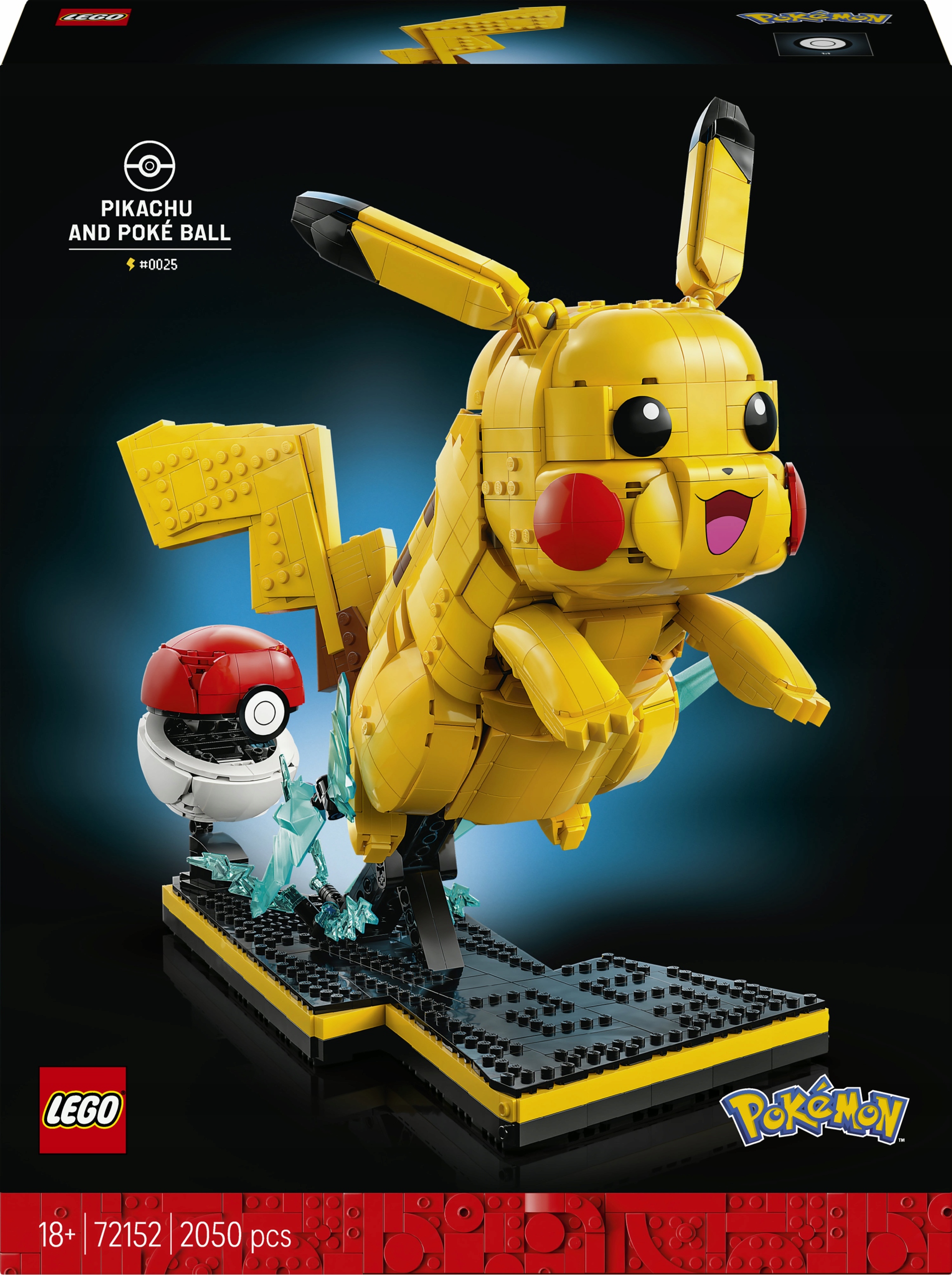 LEGO Pokémon Pikachu i Pokéball 72152