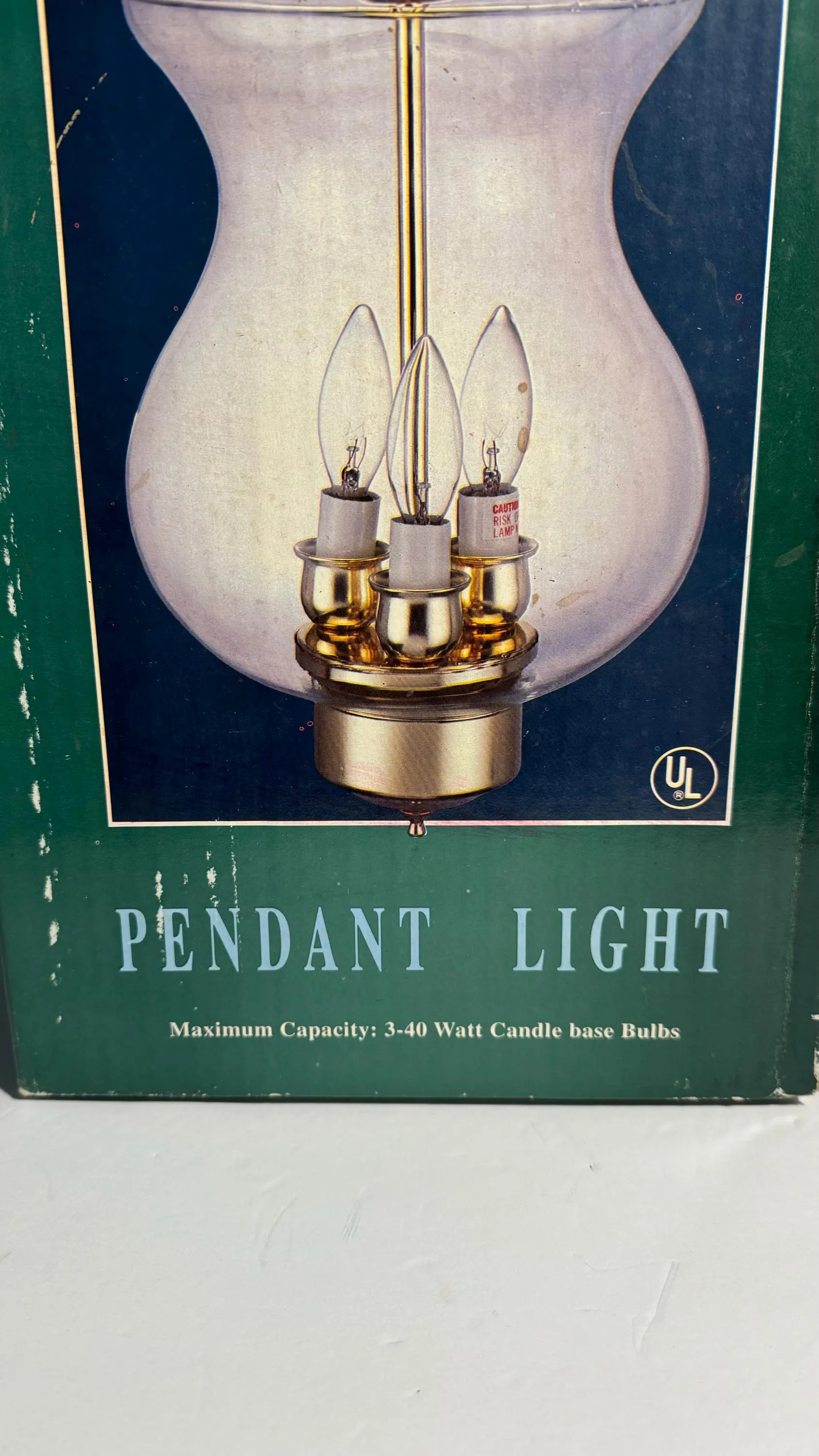 Vintage Globe Swag Hanging Pendant Light w/ Chain | White Glass Shade | Brass Finish Ceiling Fixture | 13