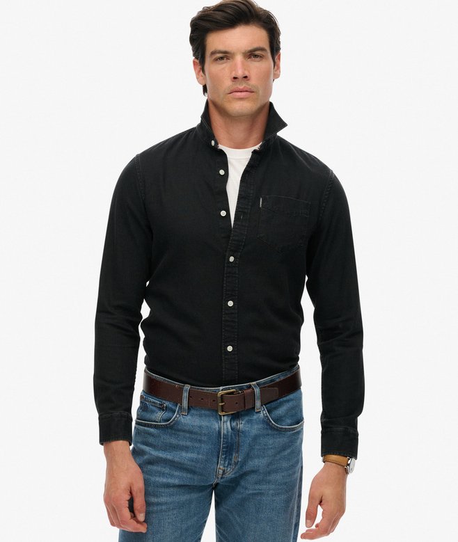 Essential Long Sleeve Denim Shirt