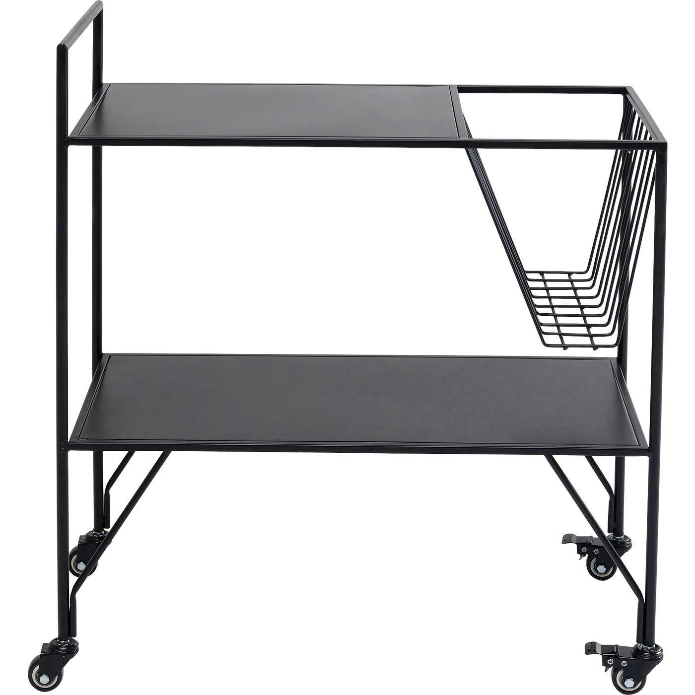 FENJA - Desserte en acier noir