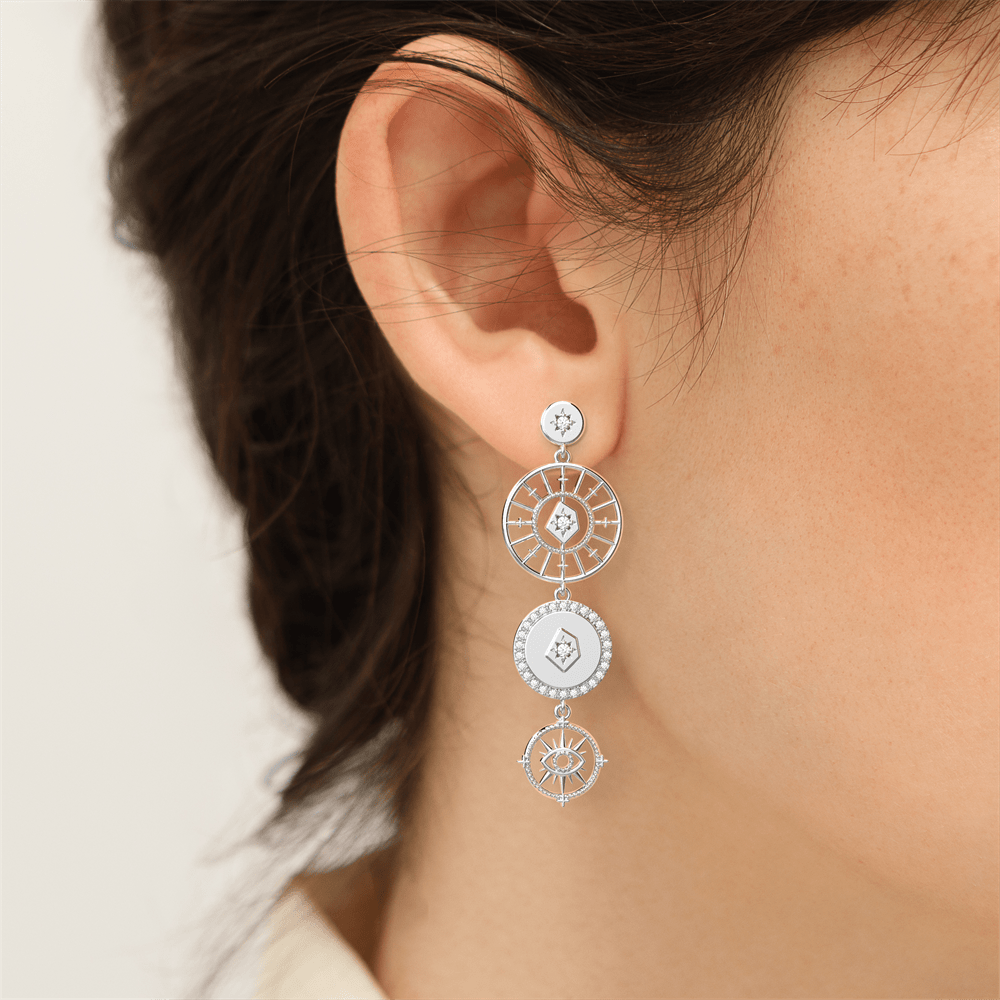 Boucles d'oreilles Astrale Pampille