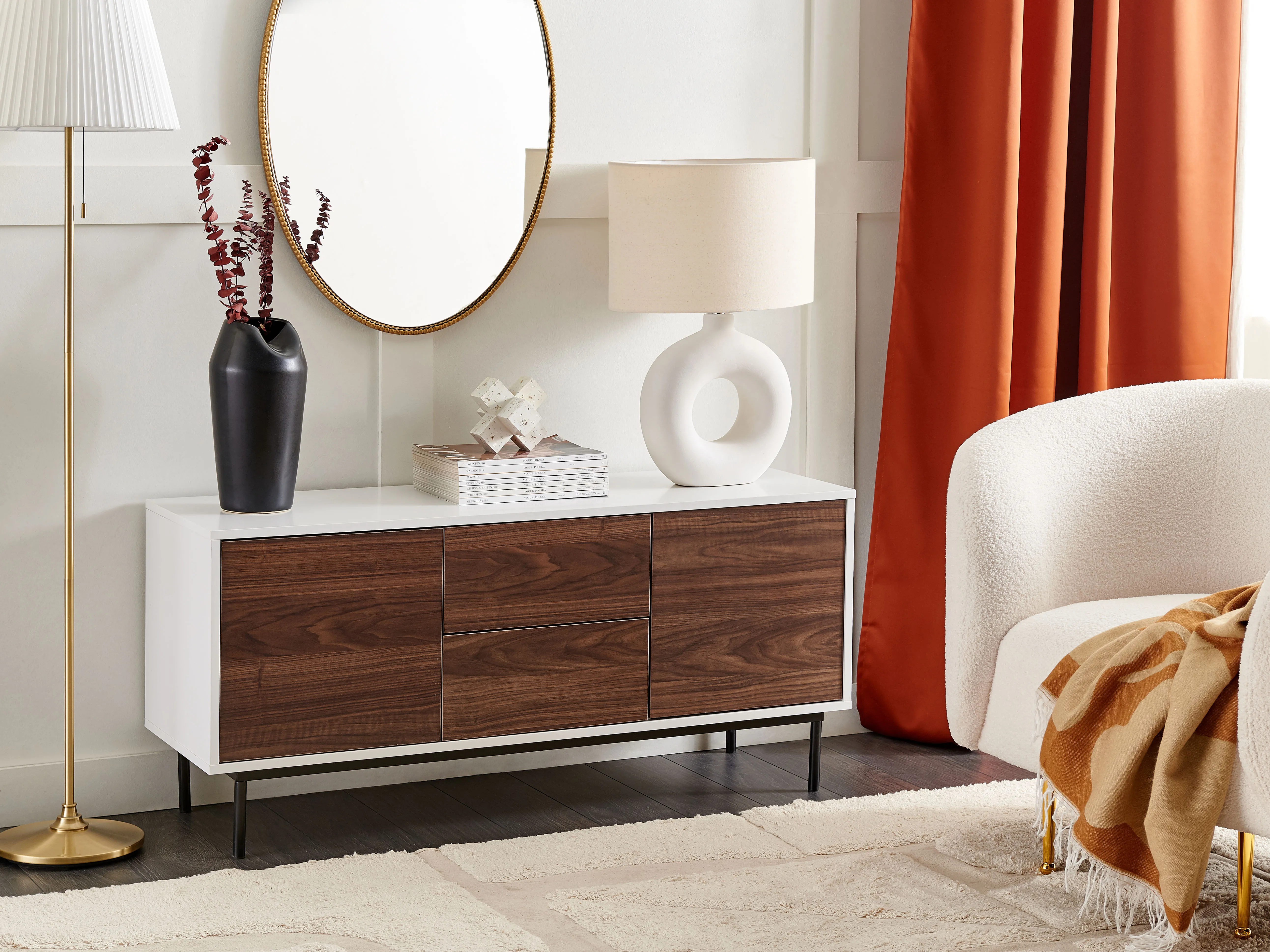 Cabinet OKLAND White