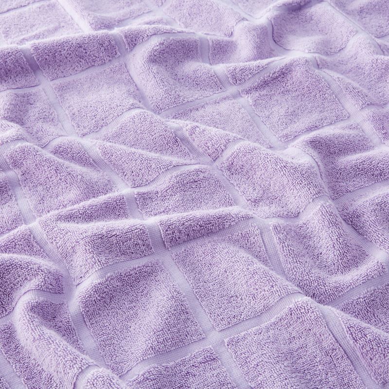 Nelson Check Lilac Towel Range
