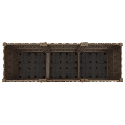 NNEVL Raised Bed 120x40x38 cm Polypropylene