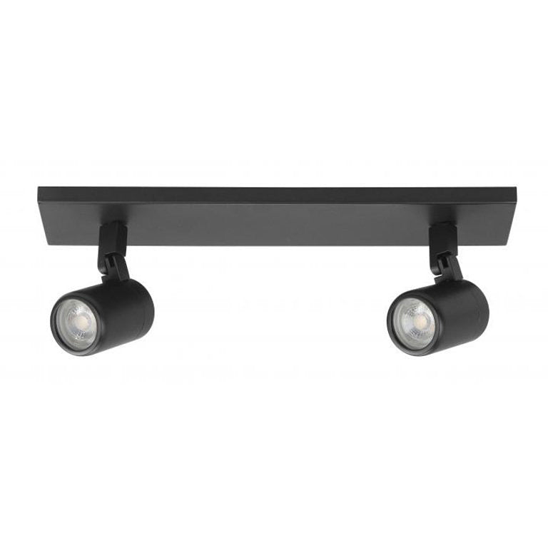 Highlight spot Rain - 2 lichts - 40 x 15  cm - zwart