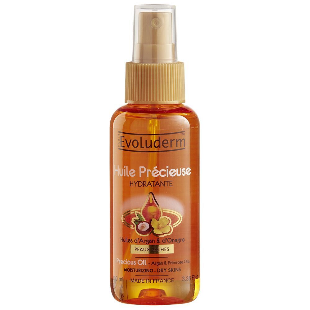 Huile précieuse hydratante Evoluderm 100 ml