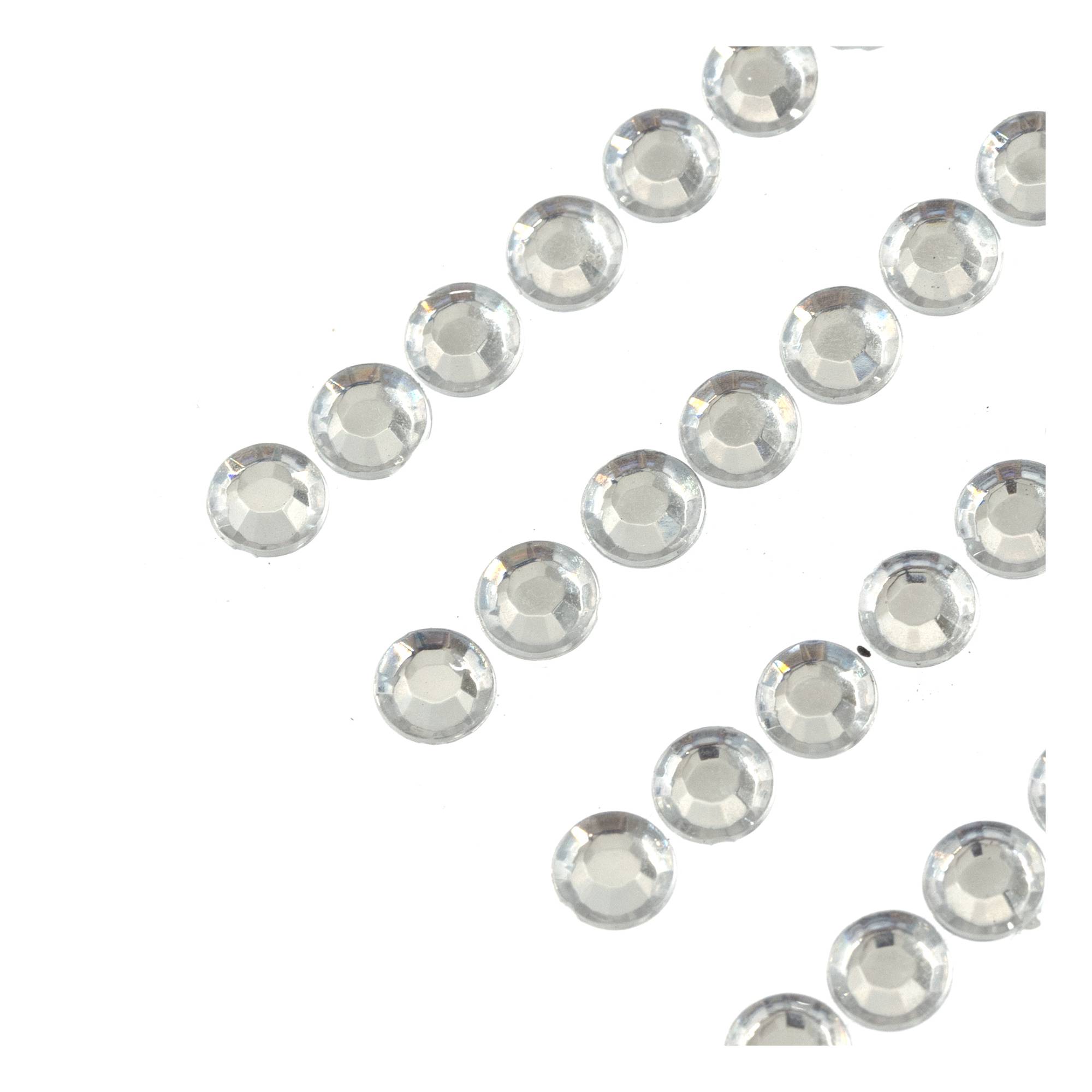 Clear Adhesive Gem Strips 5mm 5 Pack