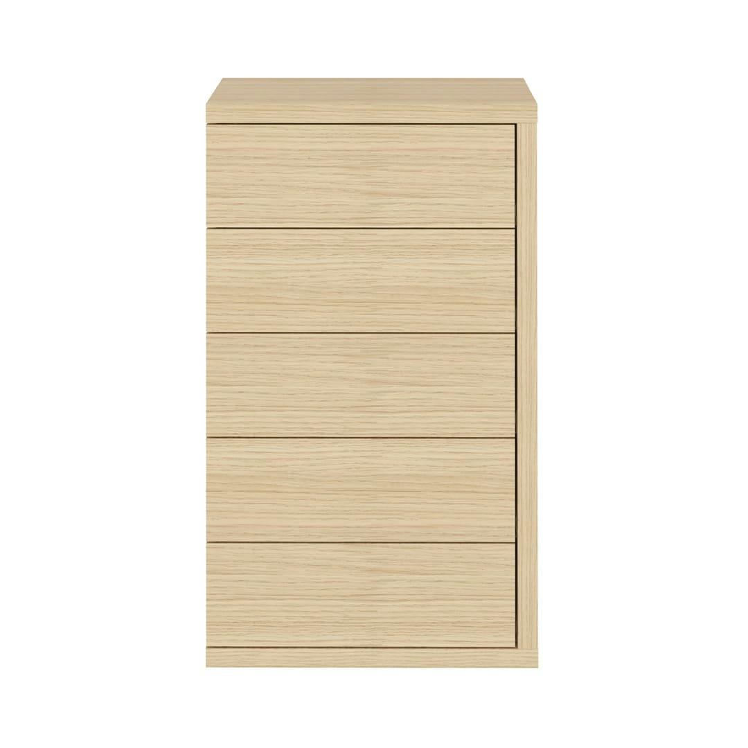 HUGO - Commode  placage chêne clair