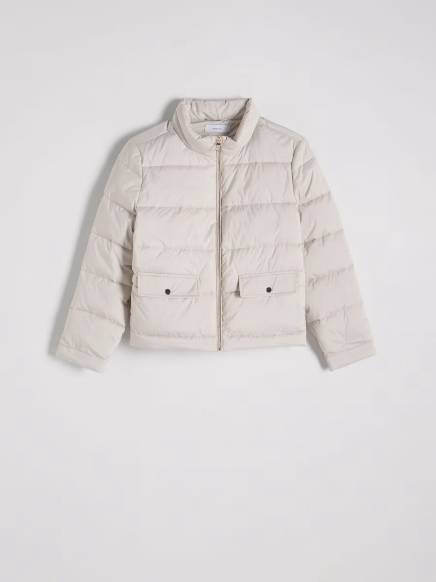 Cropped Quilted Jacket