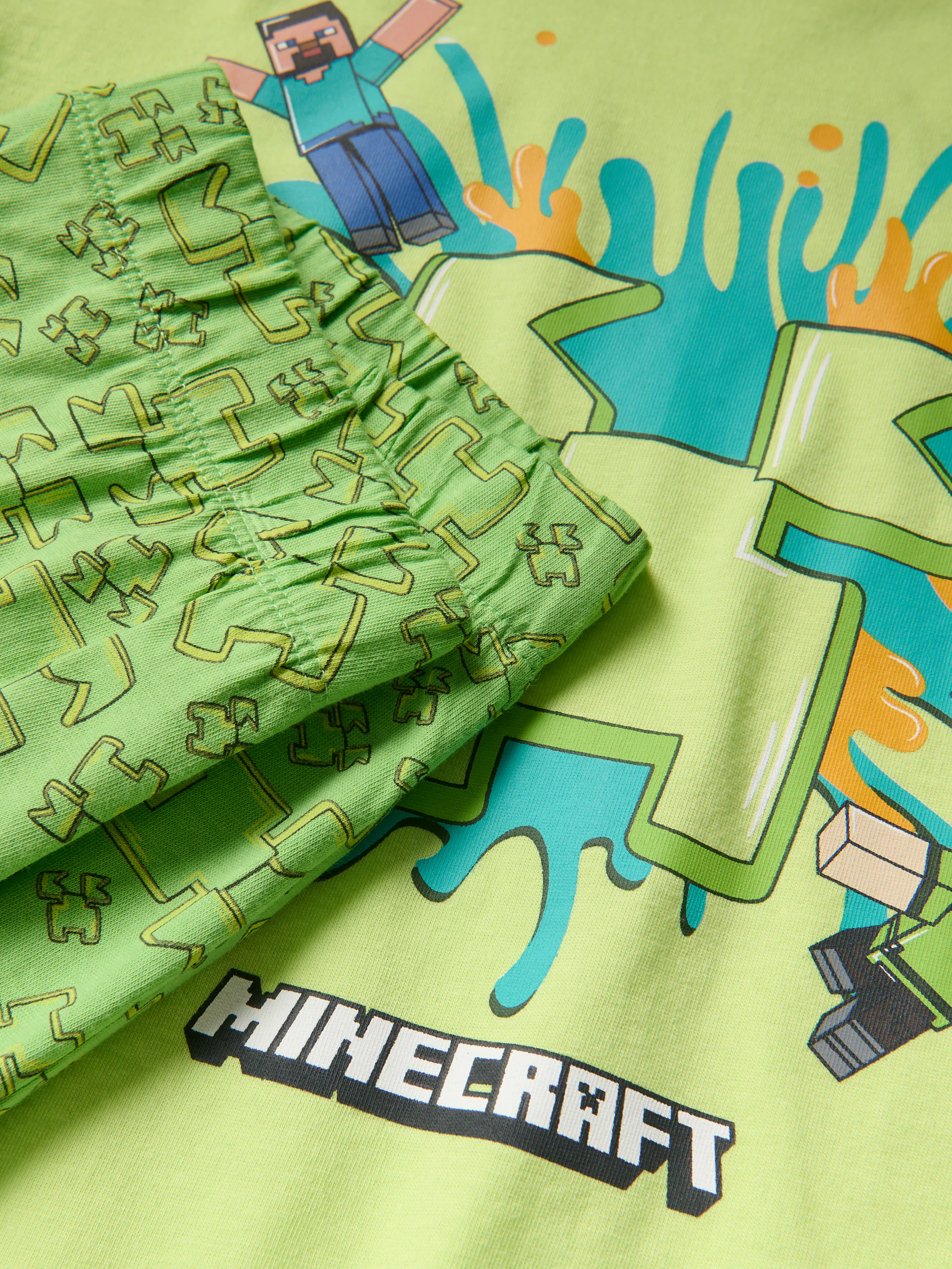 Bawełniana piżama Minecraft