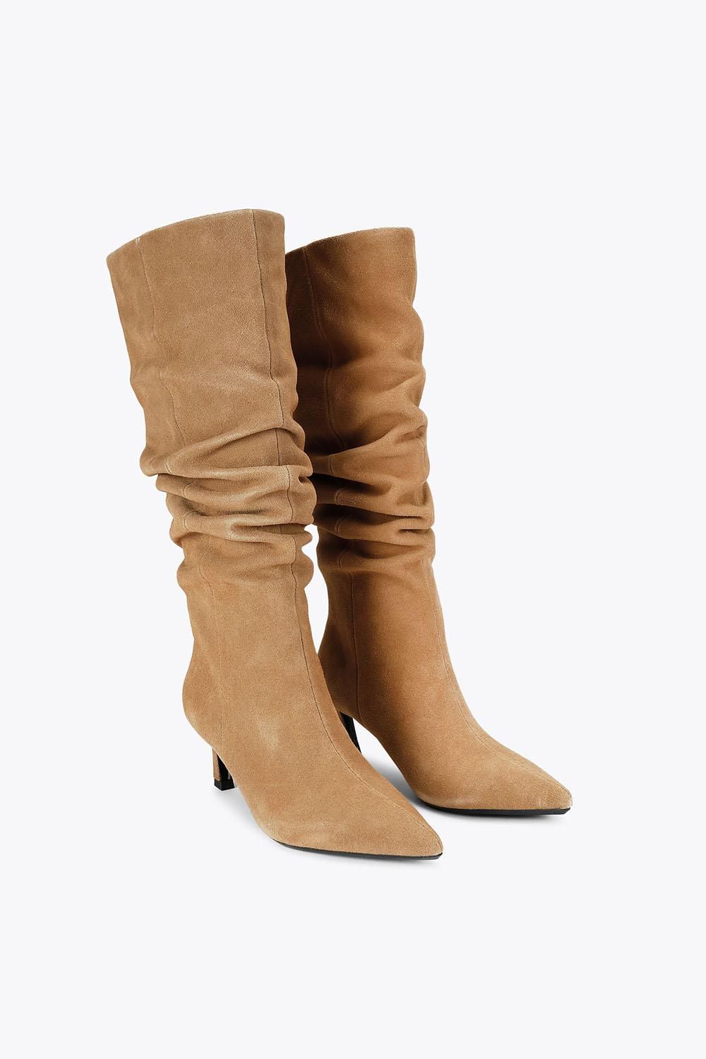 KG Kurt Geiger Stark Rouche' Suede Boots