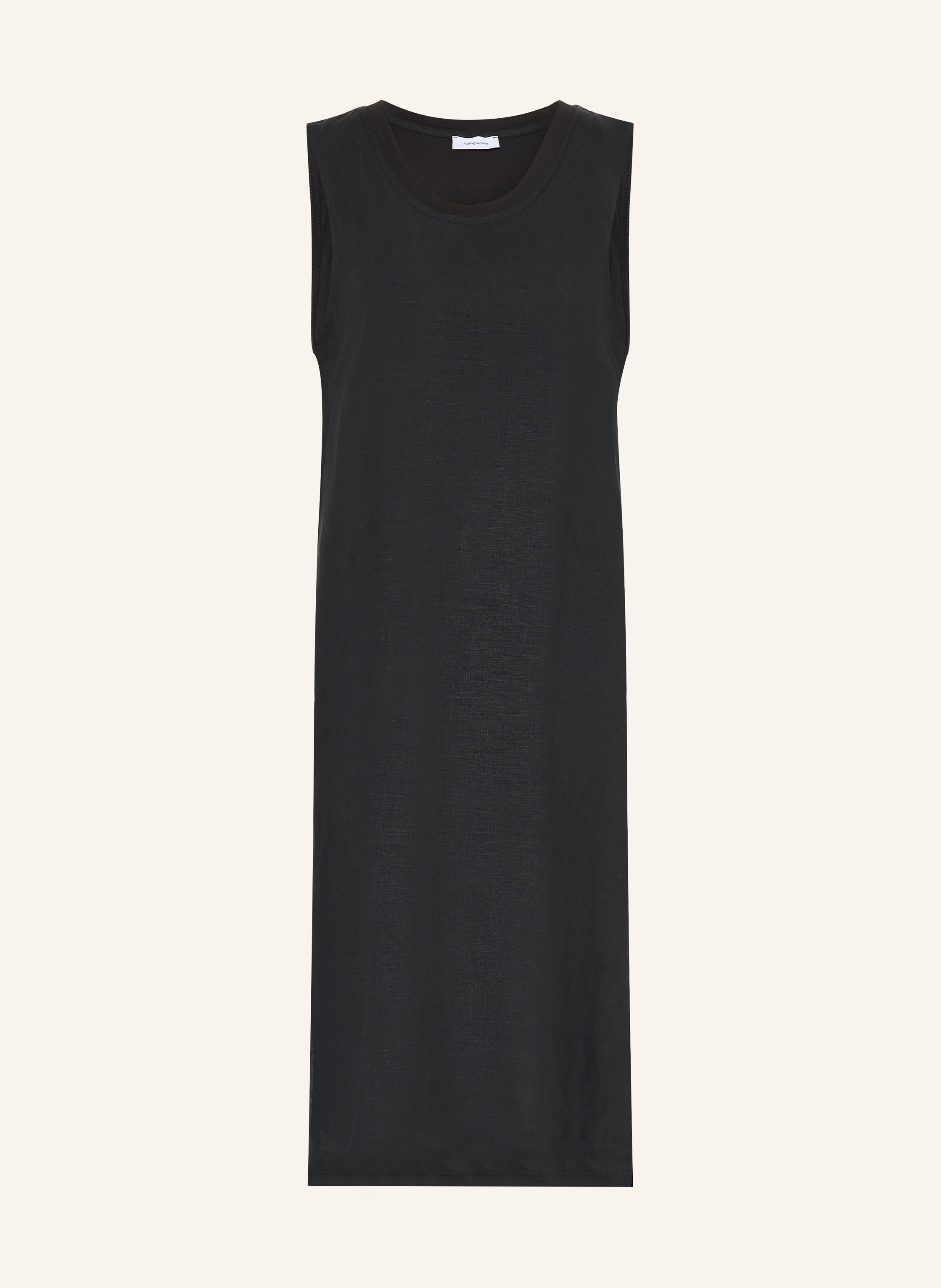 darling harbour Kleid im Materialmix mit Leinen