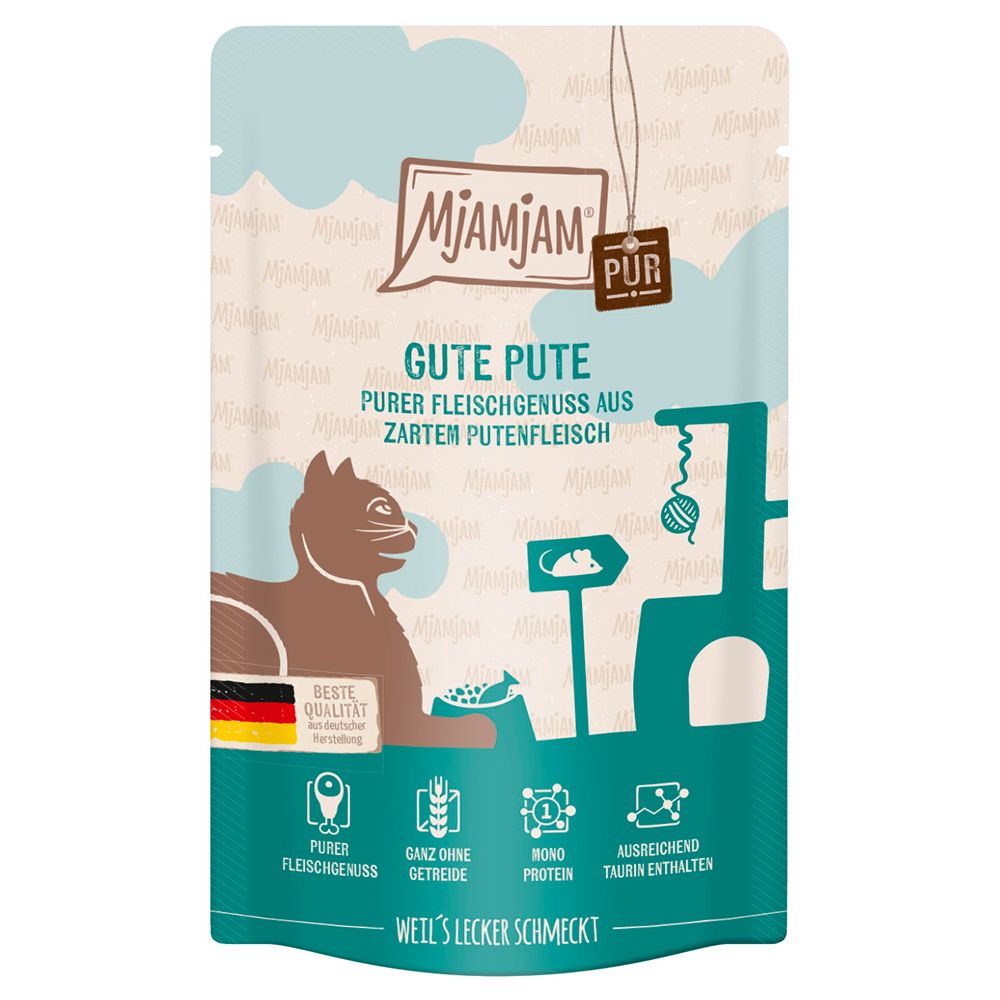 MjAMjAM Pure Meat Pouches 12 x 125g