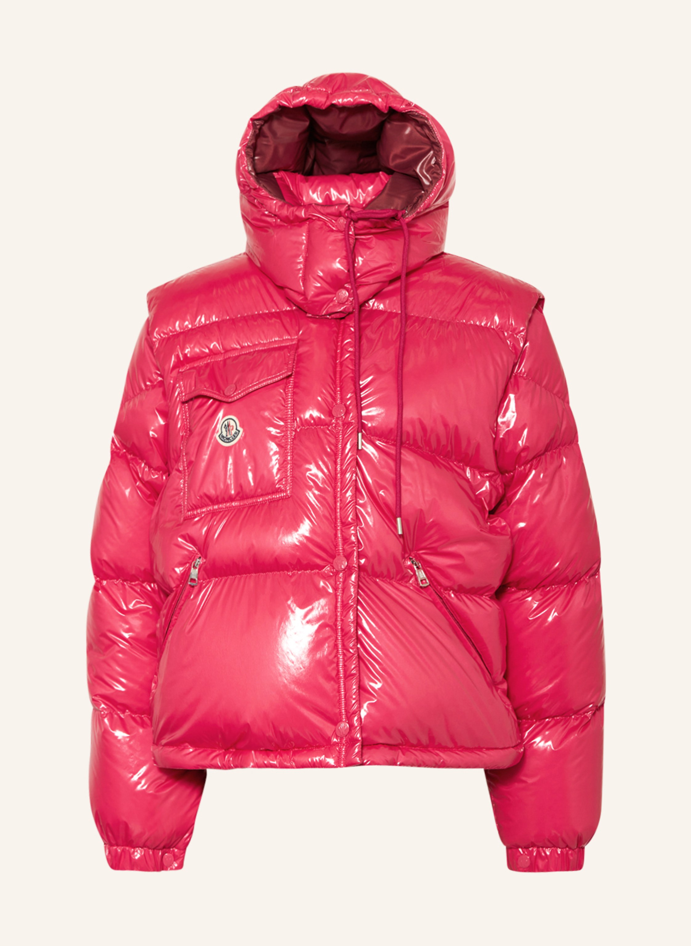 MONCLER Daunenjacke KARAKORUM RIPSTOP mit abnehmbaren Ärmeln und Kapuze