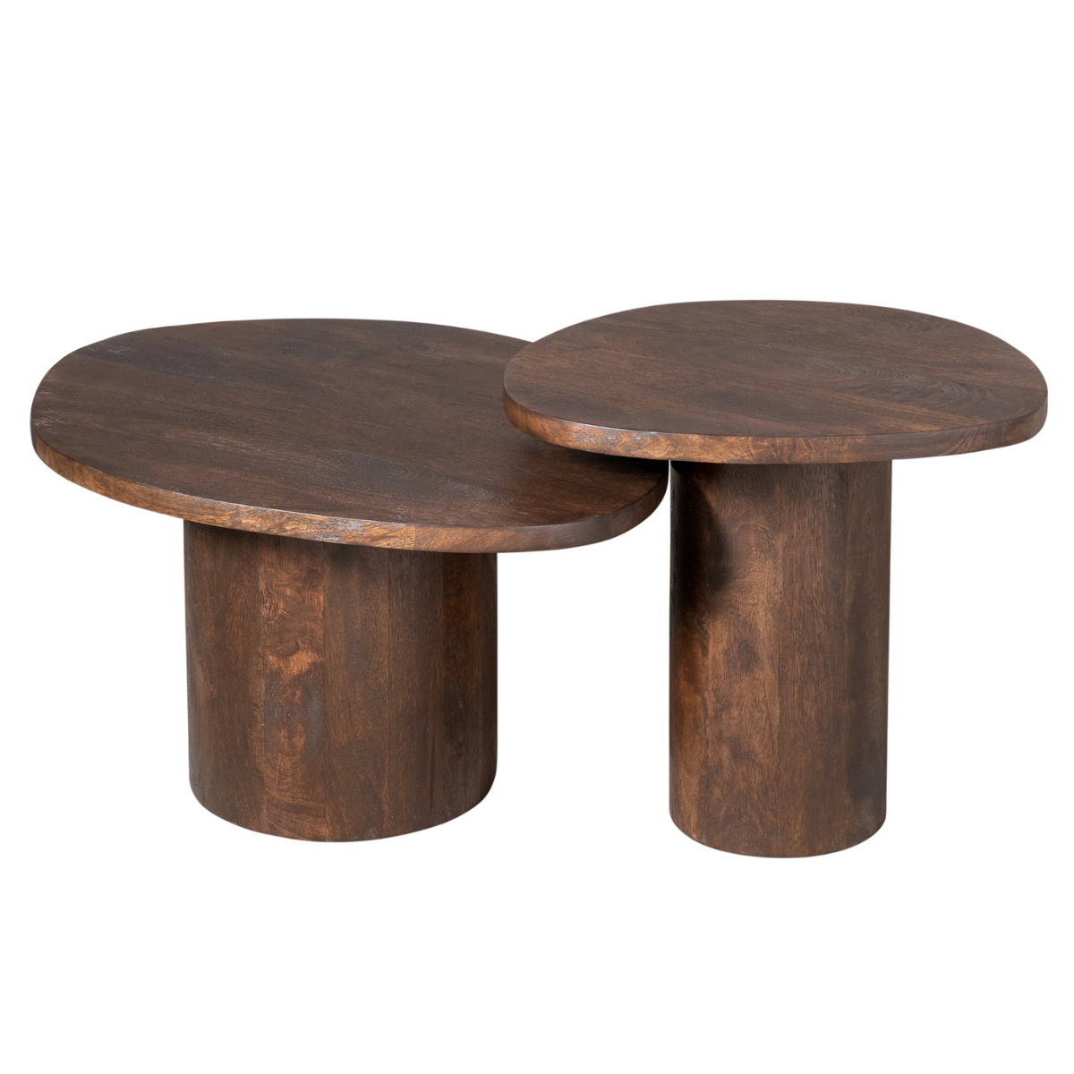 Starfurn Salontafel Mirre - Organisch Bruin Hout - Set van 2