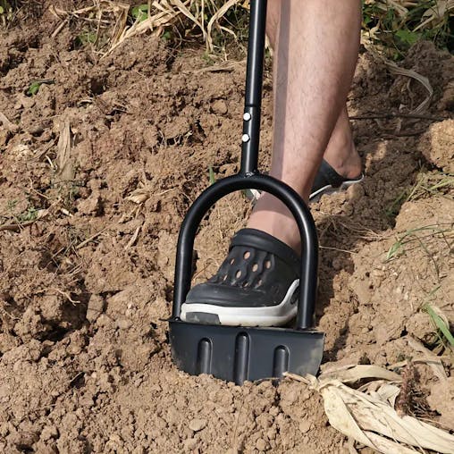 NNETM Full Steel Stand Up Garden Edger: Efficient Lawn Trimming with T Grip