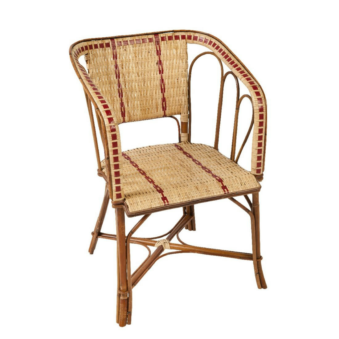 BAGATELLE - Fauteuil en rotin tressé
