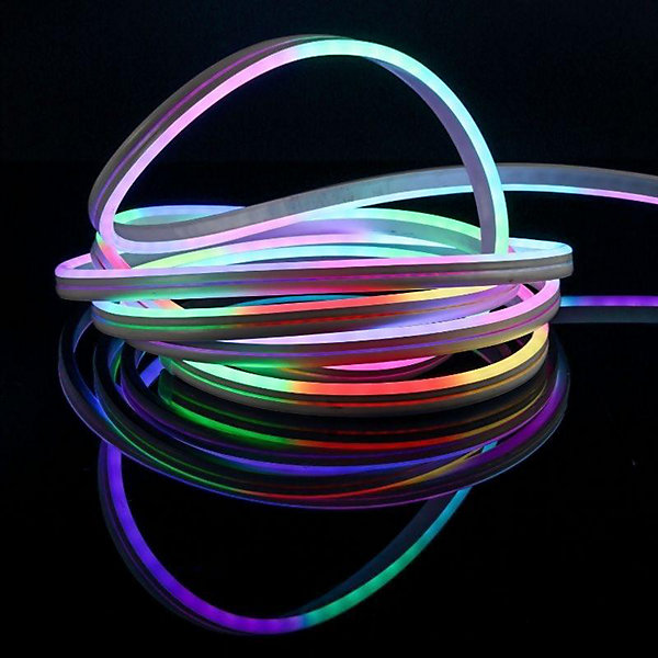 Néon Flexible Connecté LED RGBIC Tuya 24V 10M 60LED/m IP65 - SILAMP