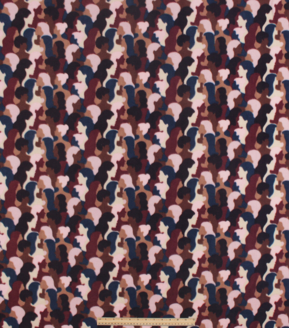 Women's Empowerment Silhouettes Anti Pill Fleece Fabric