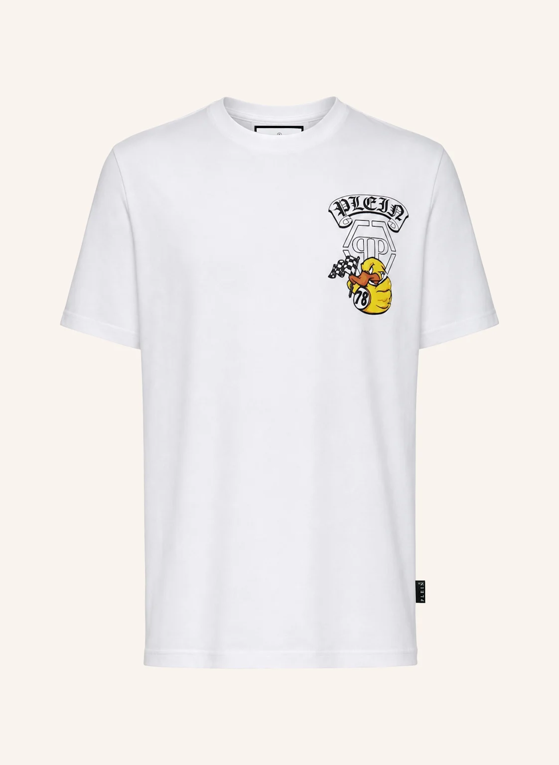 PHILIPP PLEIN Kurzarm-Rundhals-T-Shirt DUCK