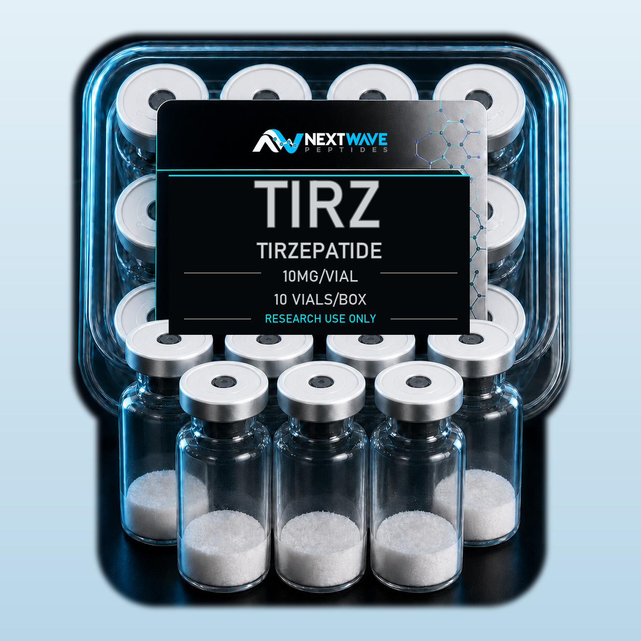 Tirzepatide (Tirz) - 10mg, 10 Vials | NextWave Peptides