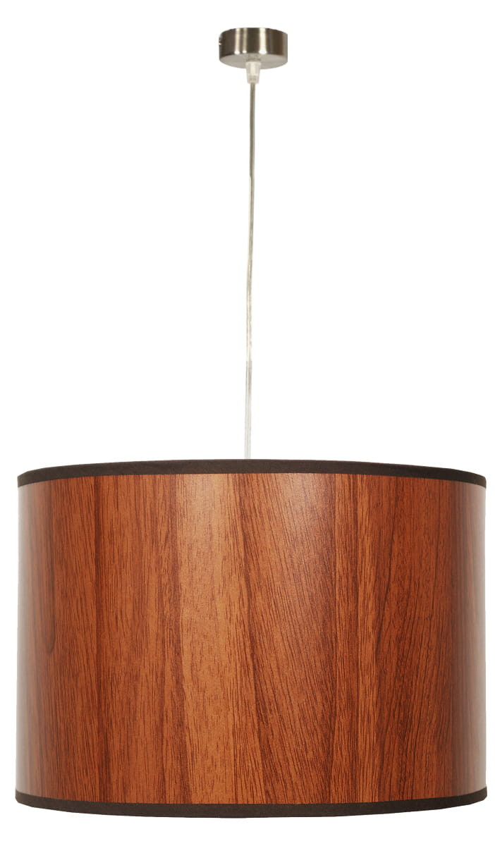 Lampa wisząca TIMBER srebrno-naturalne drewno 1xE27x60W IP20 Candellux