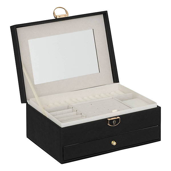 Boite bijoux noire l24,5 - feeric lights &christmas