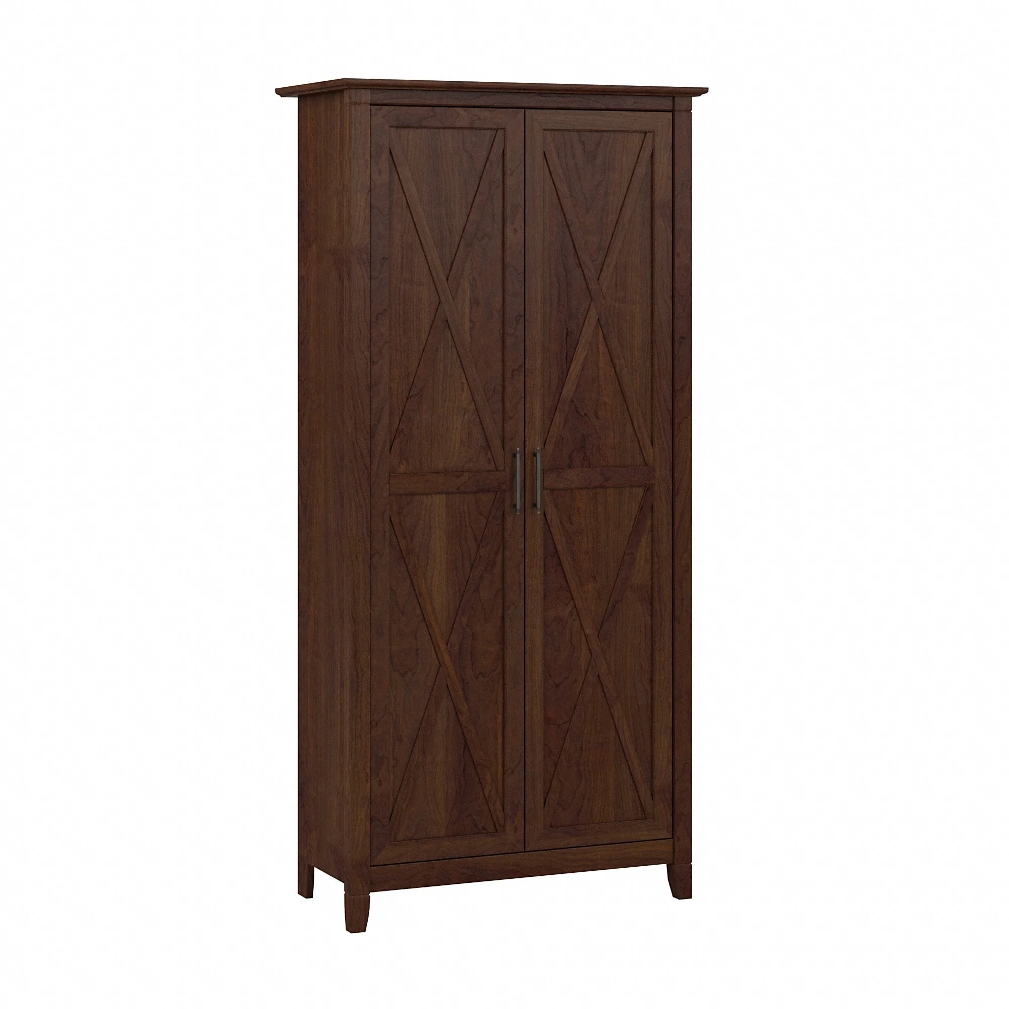 Key West Tall Kitchen Pantry Cabinet with Doors by Bush Furniture