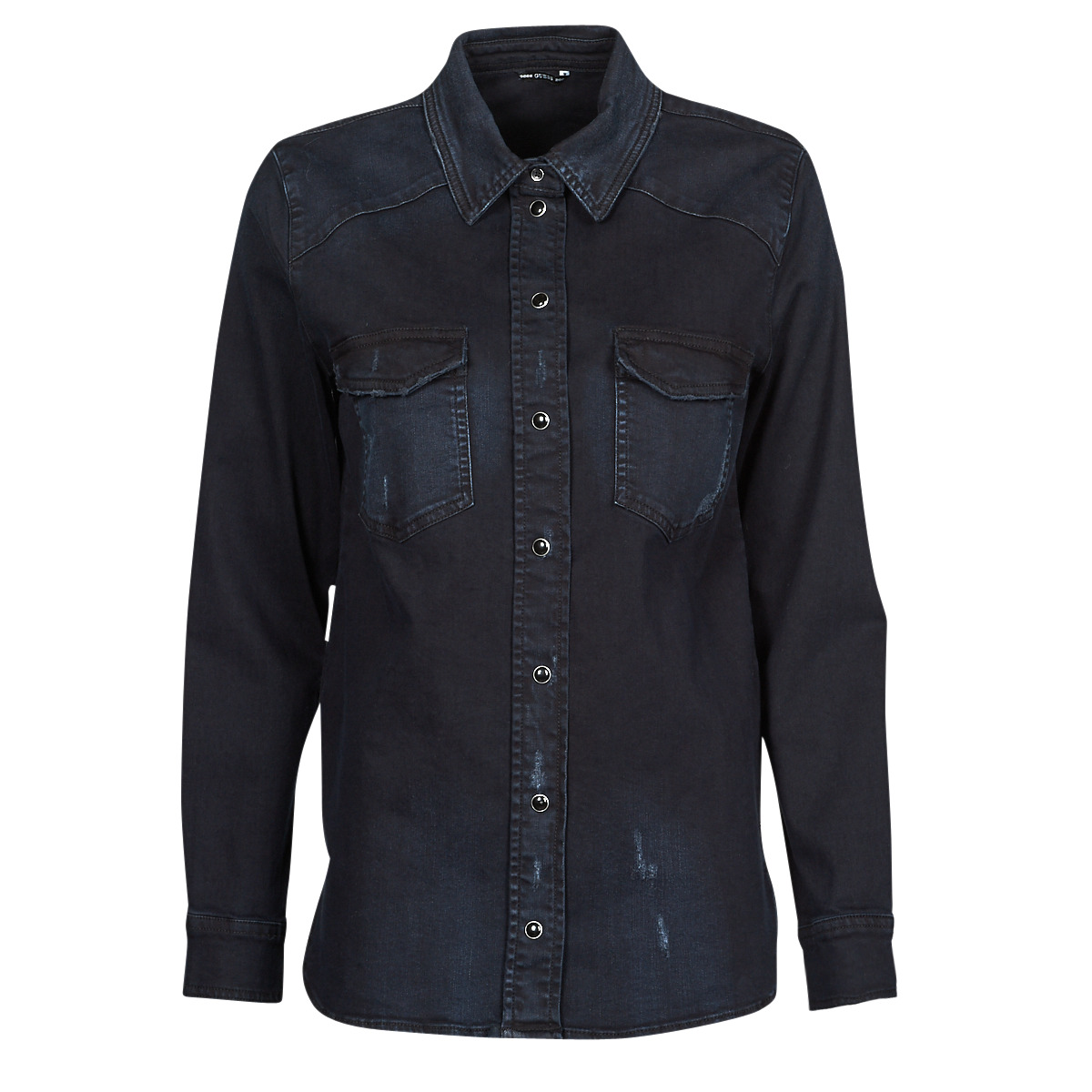 Guess - SEXY WESTERN L/S SHIRT - Blue / Dark