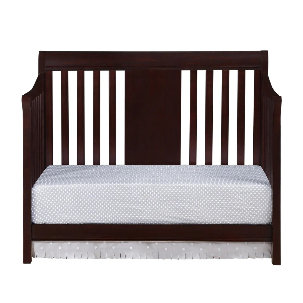 Baby Relax Tamryn Black Cherry 4-in-1 Convertible Crib