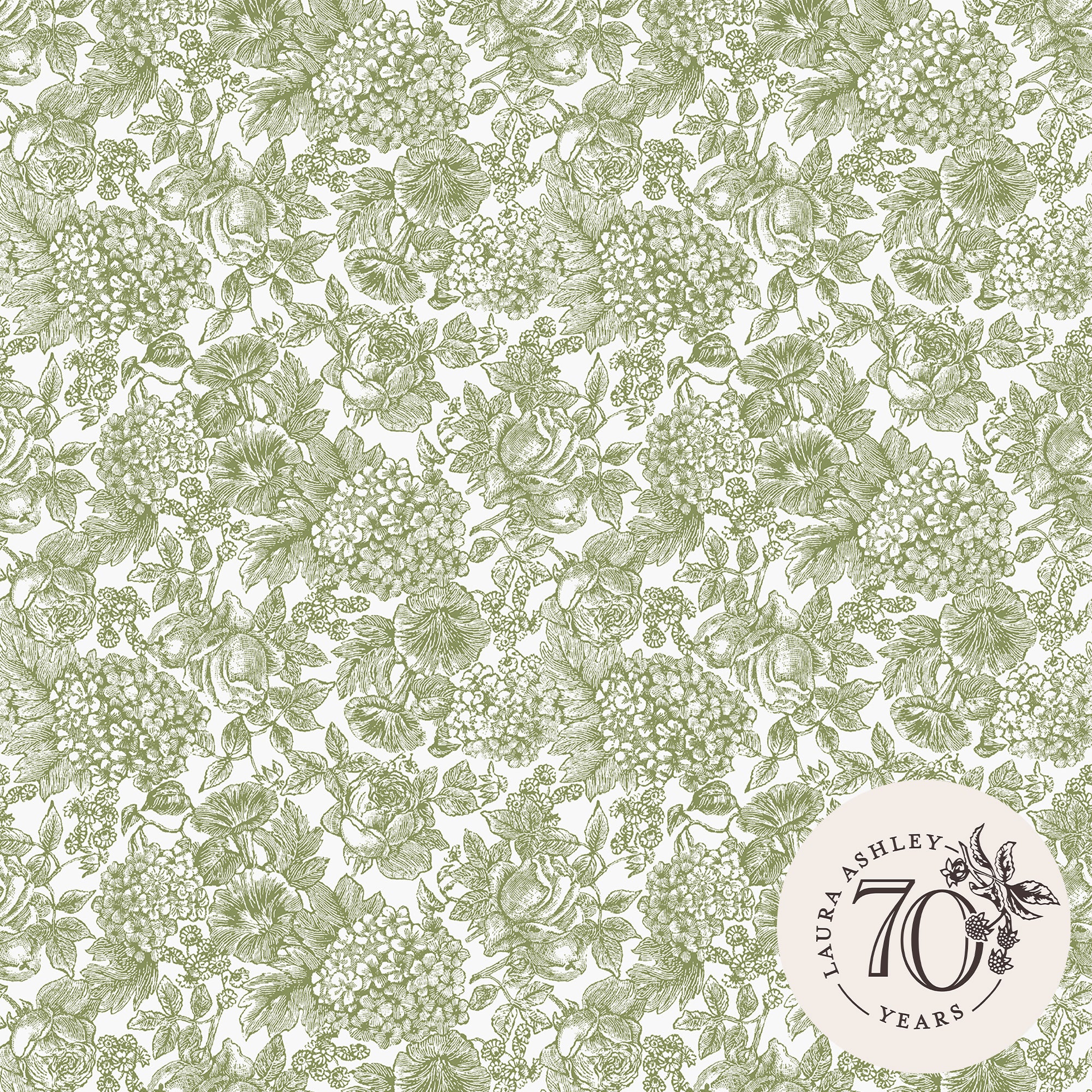 Laura Ashley Vliesbehang Louise Moss 10mx52cm
