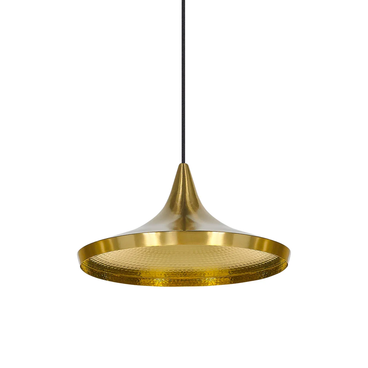 Tom Dixon - Beat Wide LED Pendelleuchte, Messing