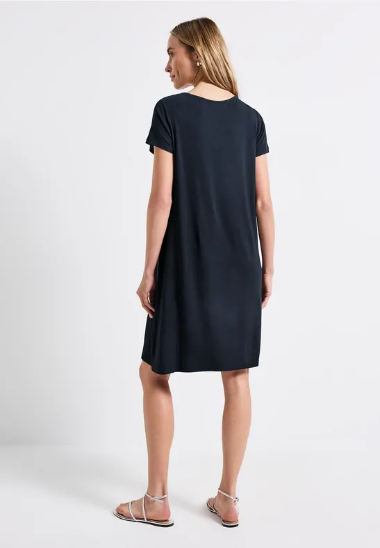 T-Shirt-Kleid in Unifarbe