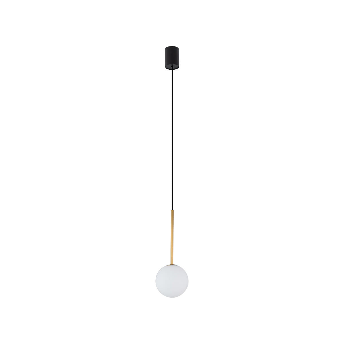 Lampa wisząca KARO Czarny szklany klosz 10305 Nowodvorski