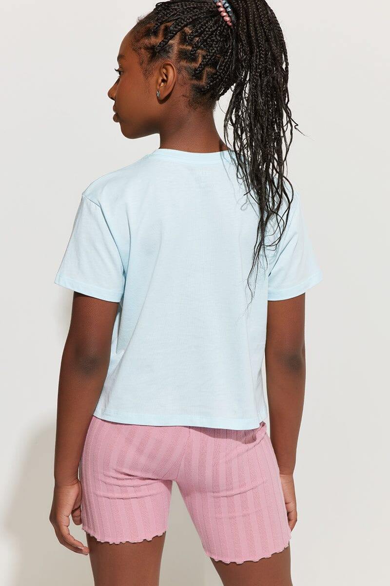 Hello Franki Short Sleeve Logo Tee for girls