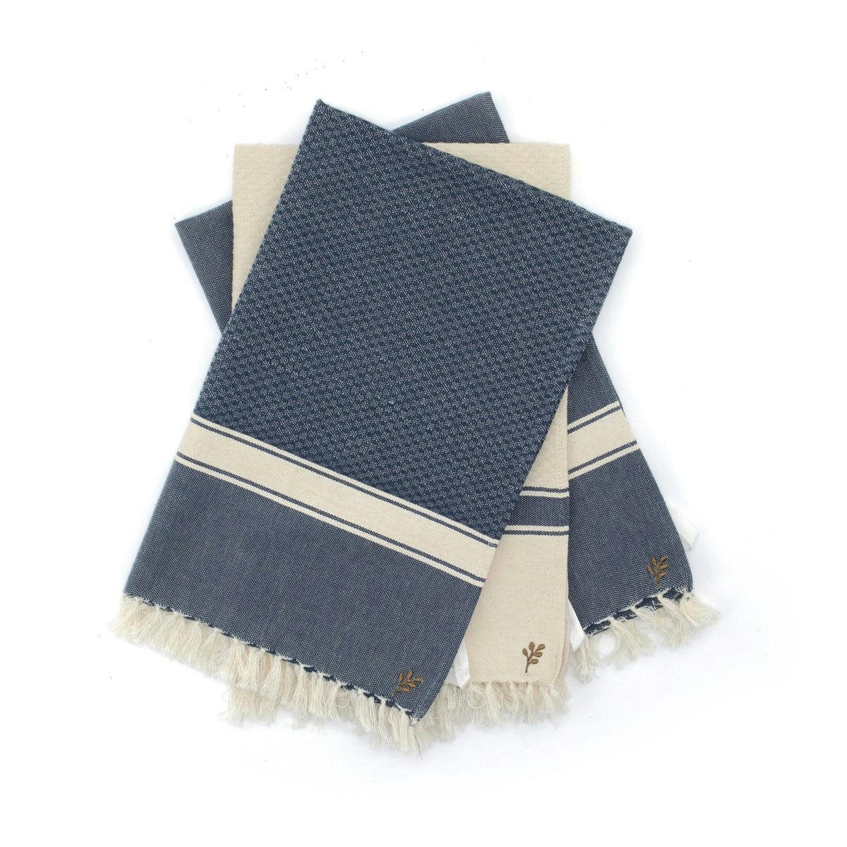 MARSA - Torchons (x3) coton  45x75 denim