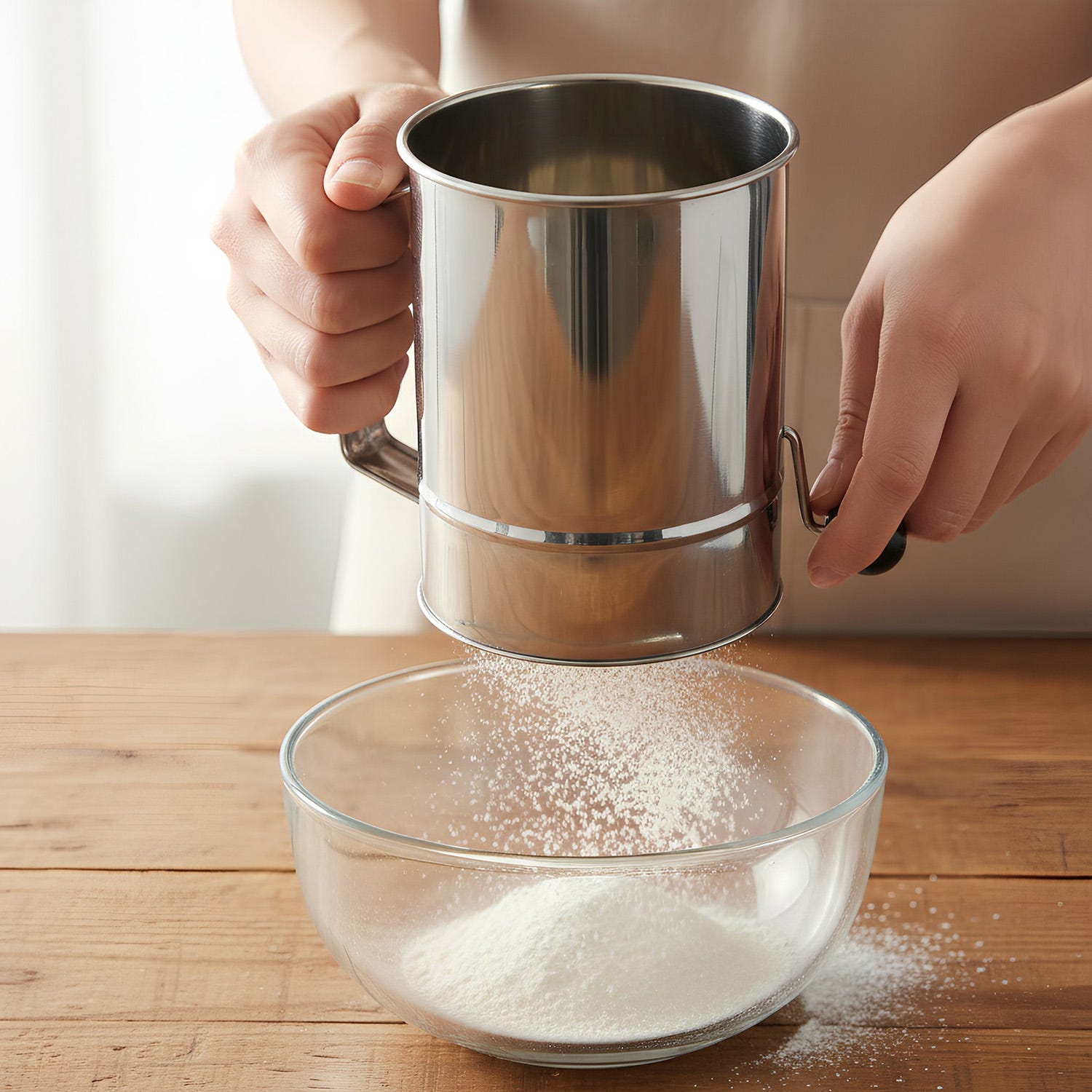 Spargifarina acciaio inox Baker's Secret